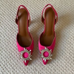 Pink heels